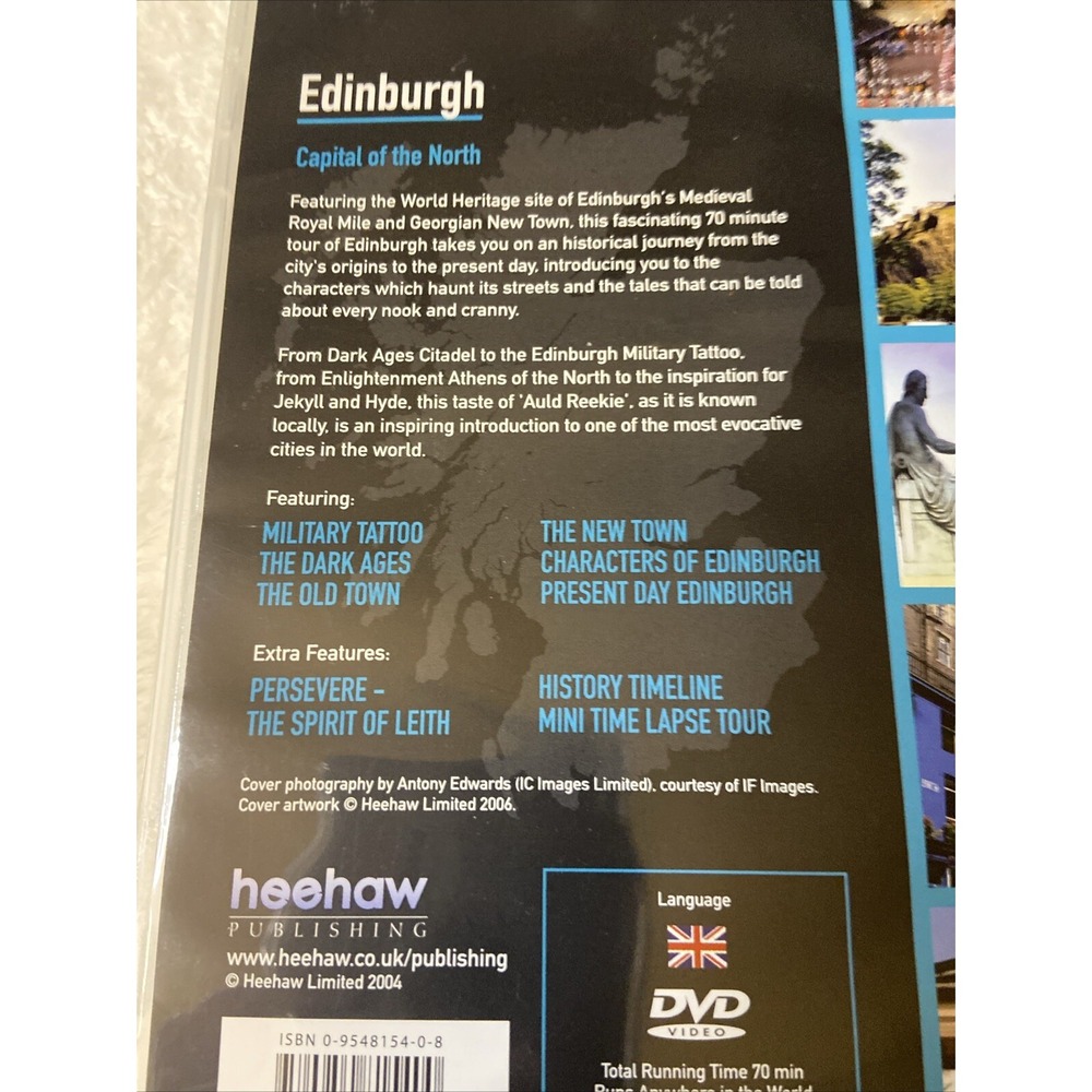 Edinburgh Capital Of The‎ North & Glasgow Dvd City Your History Lot Of 2 Travel - Picture 6 of 15